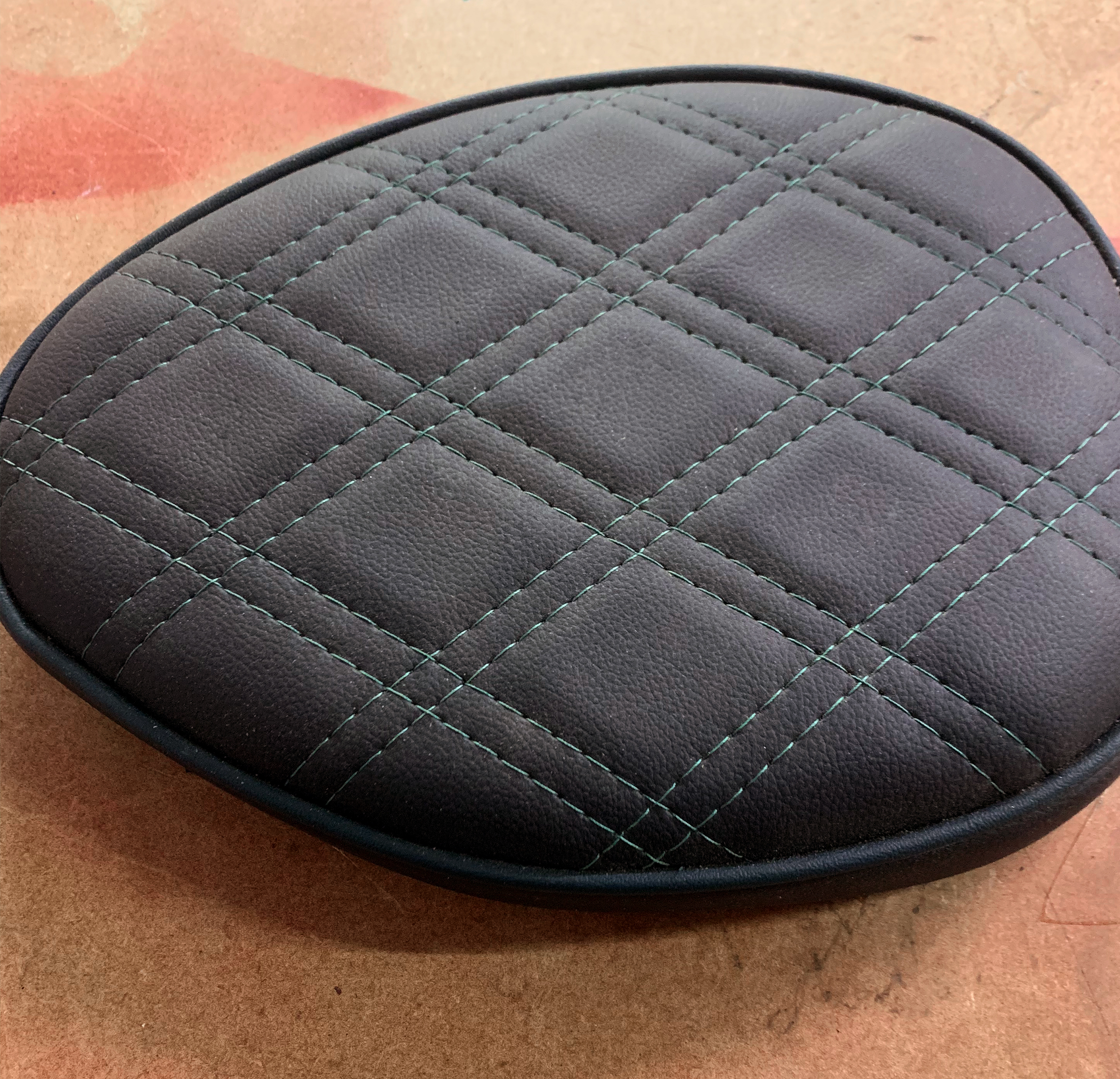 Black+and+green+motorbike+seat