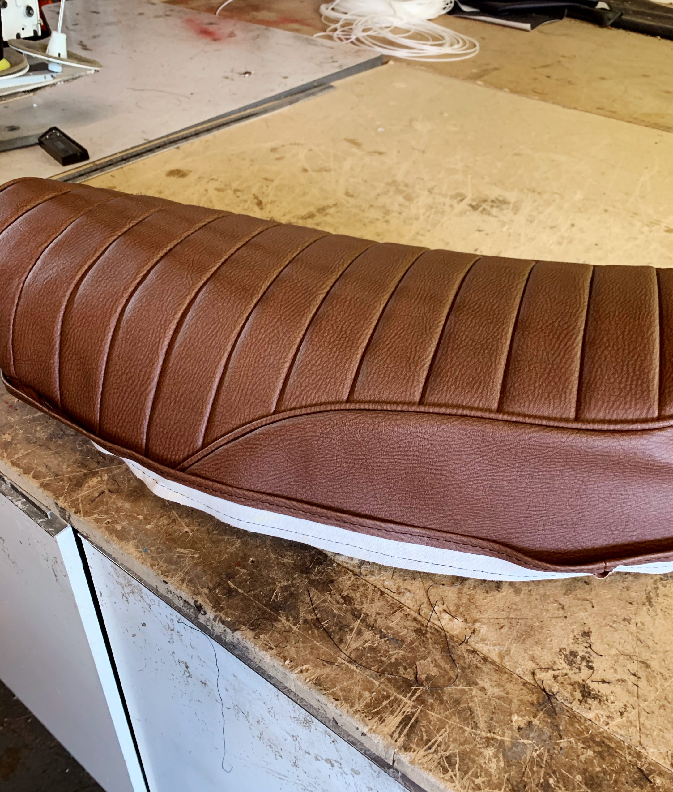 Brown+leather+motorcycle+seat