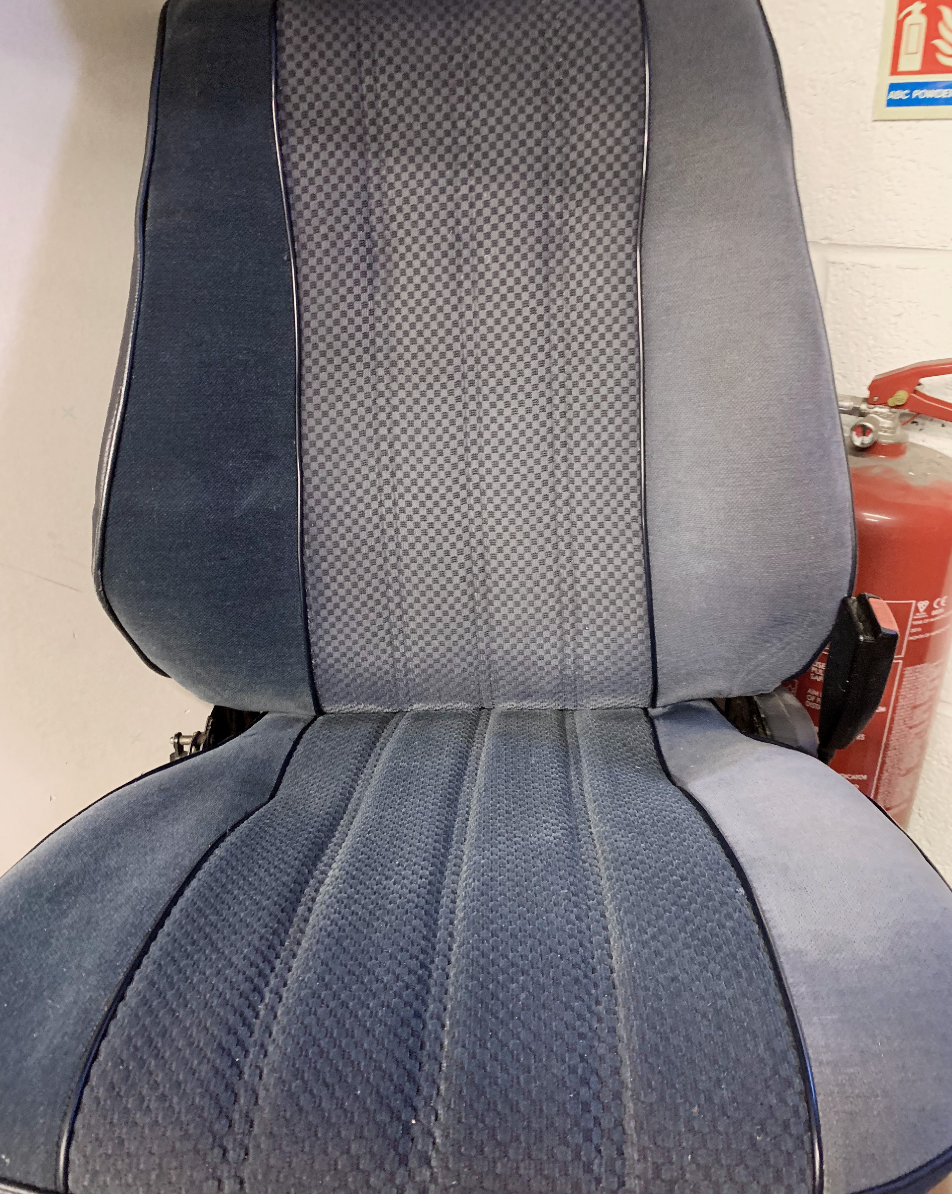 Vehicle+seat+repair+in+progress